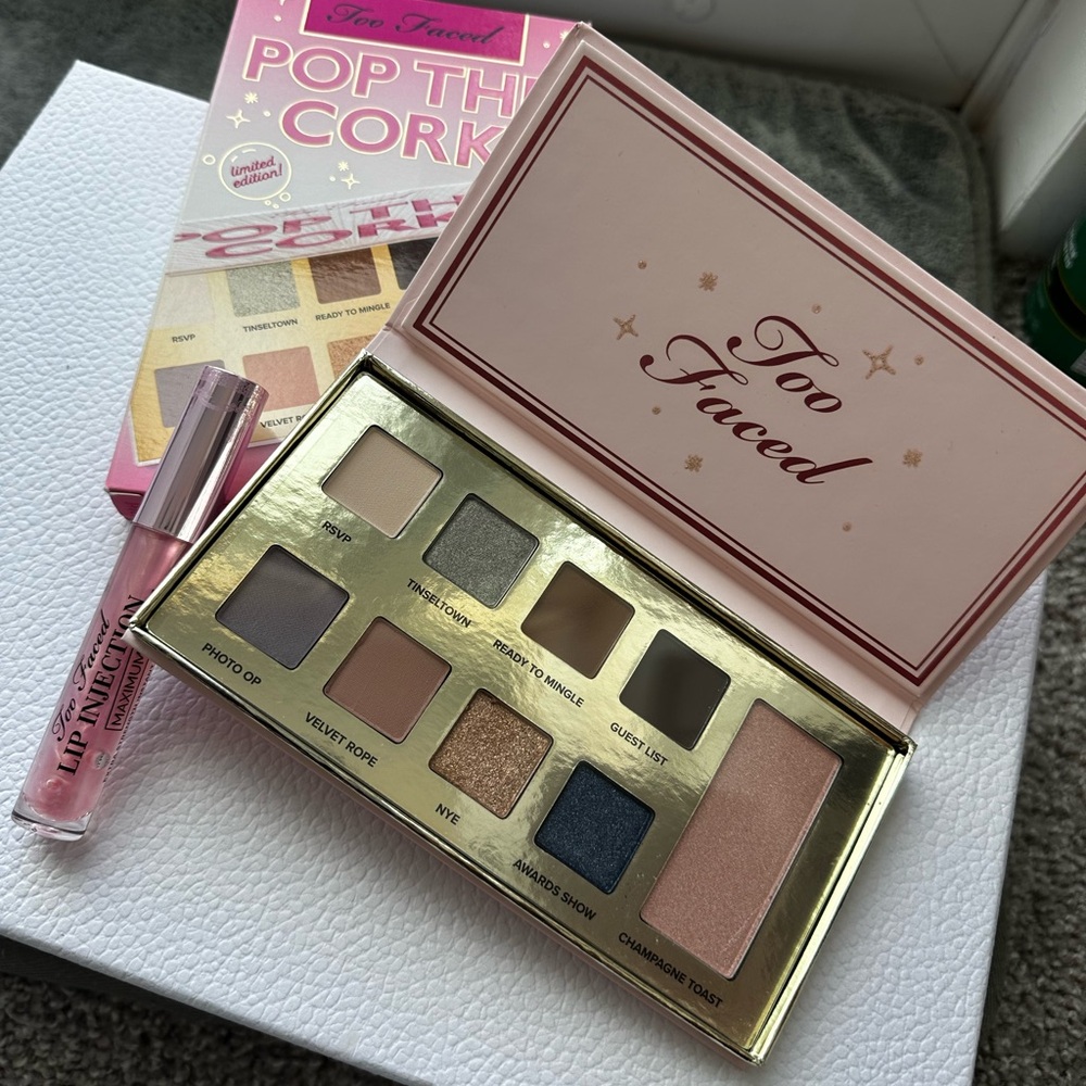 Too Face Makeup Palette & Lip injection